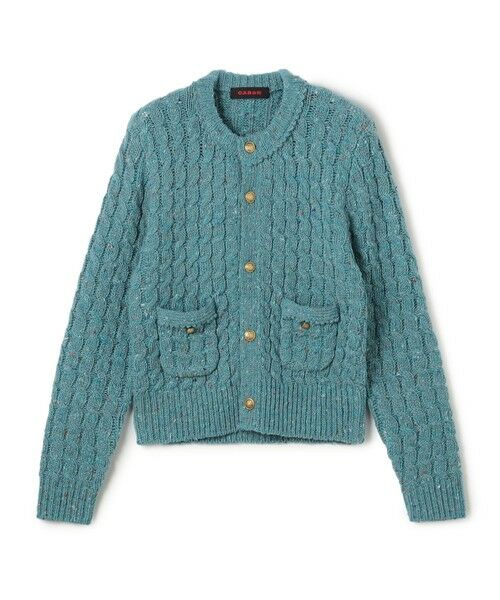 TOMORROWLAND / トゥモローランド カーディガン・ボレロ | ウールネップ ケーブルニットカーディガン | 詳細1