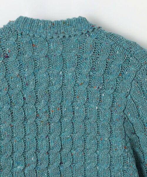 TOMORROWLAND / トゥモローランド カーディガン・ボレロ | ウールネップ ケーブルニットカーディガン | 詳細4