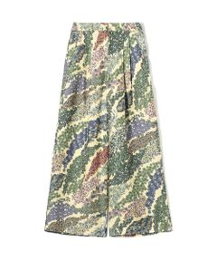 TOMORROWLAND / トゥモローランド その他パンツ | シルクツイル FLOWER RIVERプリント 2タックワイドパンツ