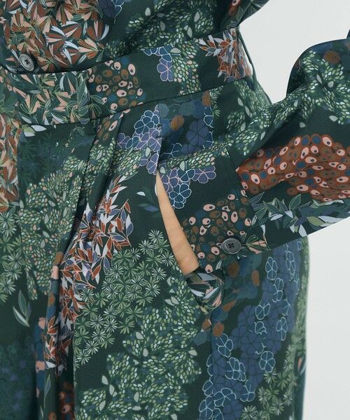 TOMORROWLAND / トゥモローランド その他パンツ | シルクツイル FLOWER RIVERプリント 2タックワイドパンツ | 詳細7