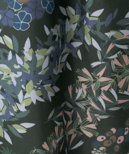 TOMORROWLAND / トゥモローランド その他パンツ | シルクツイル FLOWER RIVERプリント 2タックワイドパンツ | 詳細9