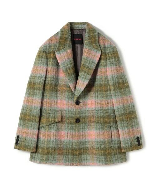 TOMORROWLAND / トゥモローランド テーラードジャケット | シャギーチェック テーラードジャケット | 詳細1