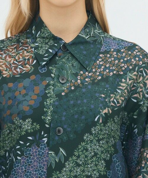 TOMORROWLAND / トゥモローランド シャツ・ブラウス | シルクツイル FLOWER RIVER レギュラーカラーシャツ | 詳細5