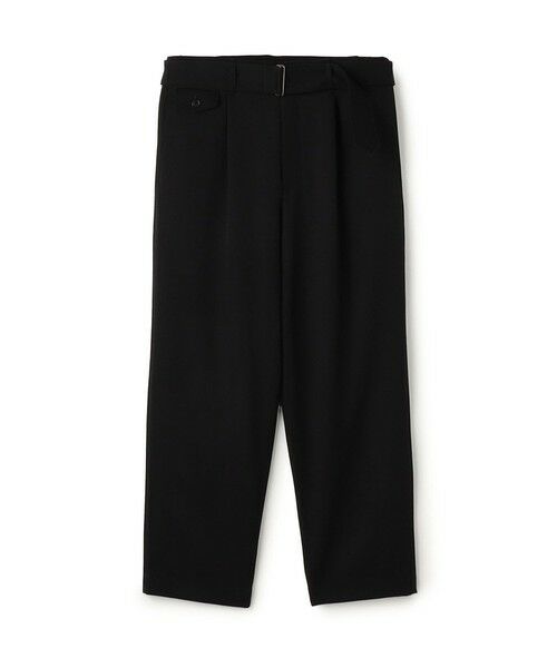 TOMORROWLAND / トゥモローランド その他パンツ | ウールギャバジン ベルテッドパンツ(19 ブラック)
