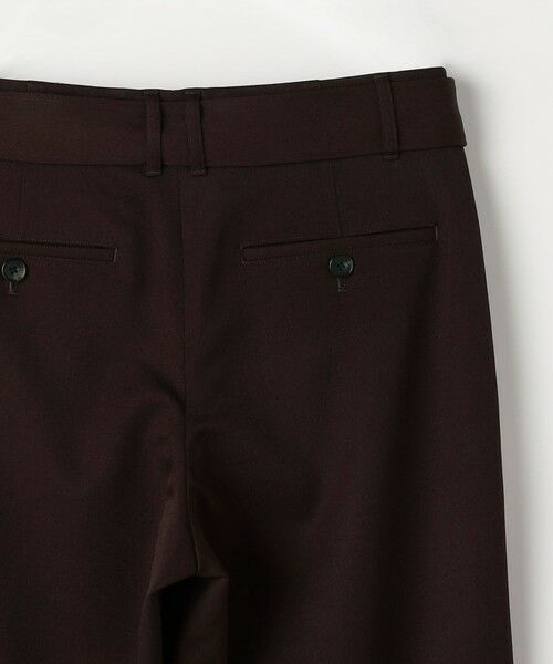 TOMORROWLAND / トゥモローランド その他パンツ | ウールギャバジン ベルテッドパンツ | 詳細5