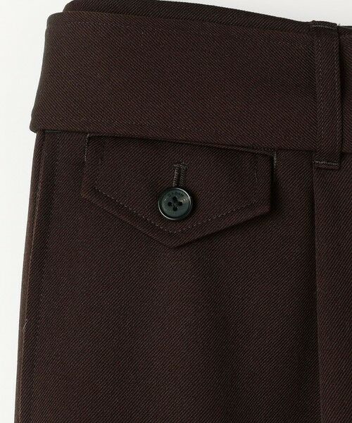 TOMORROWLAND / トゥモローランド その他パンツ | ウールギャバジン ベルテッドパンツ | 詳細6