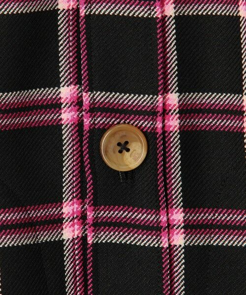 TOMORROWLAND / トゥモローランド ダッフルコート | ウールチェック 中綿ブルゾン | 詳細10
