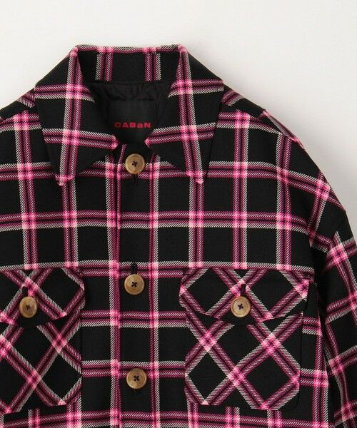 TOMORROWLAND / トゥモローランド ダッフルコート | ウールチェック 中綿ブルゾン | 詳細3