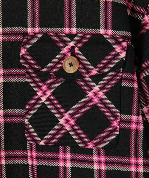 TOMORROWLAND / トゥモローランド ダッフルコート | ウールチェック 中綿ブルゾン | 詳細6