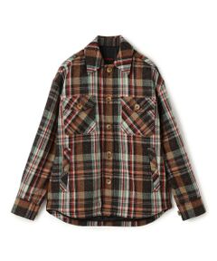 ネップウール チェックCPOブルゾン