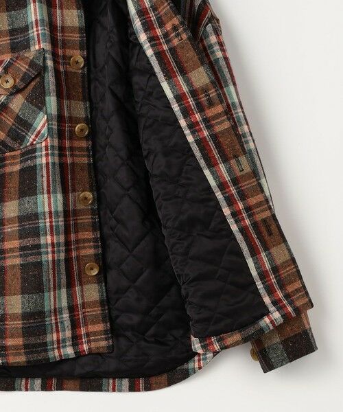 TOMORROWLAND / トゥモローランド ブルゾン | ネップウール チェックCPOブルゾン | 詳細5