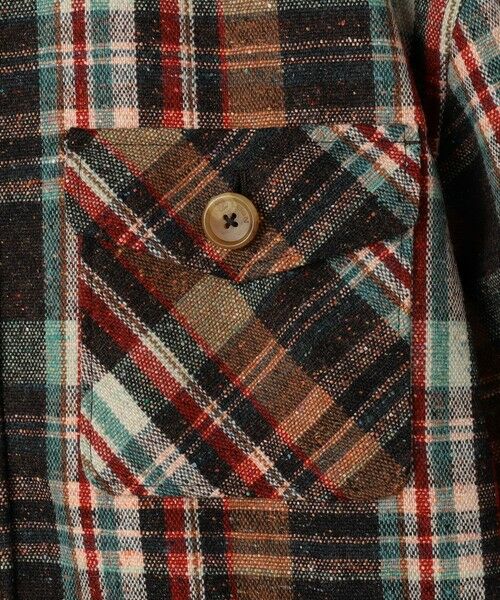 TOMORROWLAND / トゥモローランド ブルゾン | ネップウール チェックCPOブルゾン | 詳細6
