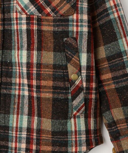 TOMORROWLAND / トゥモローランド ブルゾン | ネップウール チェックCPOブルゾン | 詳細8