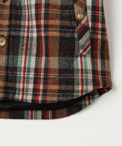 TOMORROWLAND / トゥモローランド ブルゾン | ネップウール チェックCPOブルゾン | 詳細9