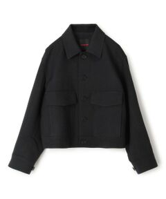 TOMORROWLAND / トゥモローランド ダッフルコート | ドライウール ショートブルゾン