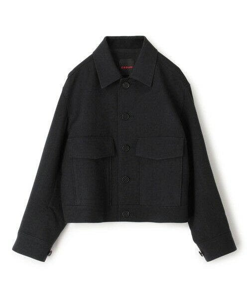 TOMORROWLAND / トゥモローランド ダッフルコート | ドライウール ショートブルゾン(69 ネイビー)