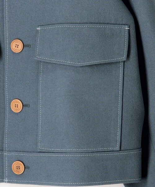 TOMORROWLAND / トゥモローランド ダッフルコート | ドライウール ショートブルゾン | 詳細6