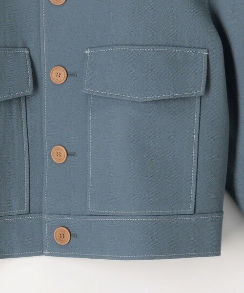TOMORROWLAND / トゥモローランド ダッフルコート | ドライウール ショートブルゾン | 詳細8