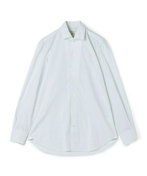 TOMORROWLAND / トゥモローランド シャツ・ブラウス | Maria Santangelo コットンワンピースカラー チェックシャツ(16 グレーチェック)