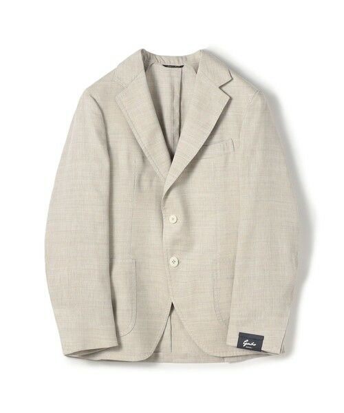 TOMORROWLAND / トゥモローランド テーラードジャケット | GABO リネンウール シングルブレステッド2Bジャケット(45 ライトベージュ)