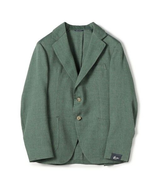 TOMORROWLAND / トゥモローランド テーラードジャケット | GABO リネンウール シングルブレステッド2Bジャケット(55 グリーン)