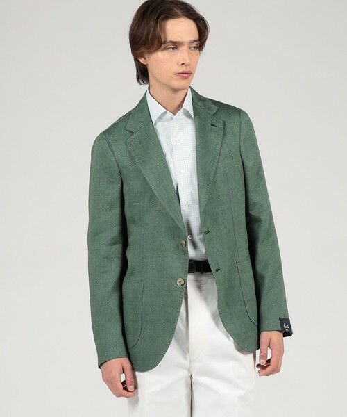 TOMORROWLAND / トゥモローランド テーラードジャケット | GABO リネンウール シングルブレステッド2Bジャケット | 詳細1