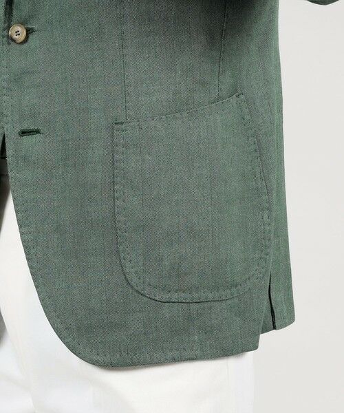 TOMORROWLAND / トゥモローランド テーラードジャケット | GABO リネンウール シングルブレステッド2Bジャケット | 詳細10