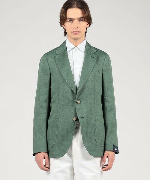 TOMORROWLAND / トゥモローランド テーラードジャケット | GABO リネンウール シングルブレステッド2Bジャケット | 詳細2