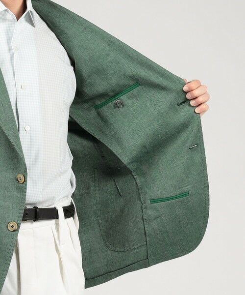 TOMORROWLAND / トゥモローランド テーラードジャケット | GABO リネンウール シングルブレステッド2Bジャケット | 詳細5