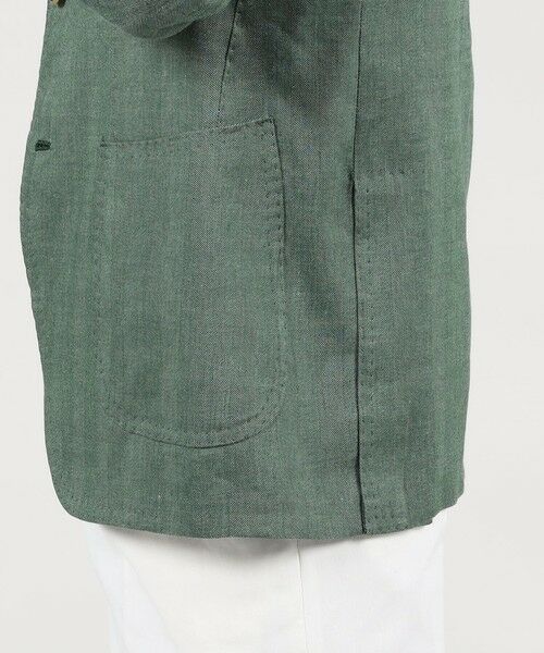 TOMORROWLAND / トゥモローランド テーラードジャケット | GABO リネンウール シングルブレステッド2Bジャケット | 詳細8