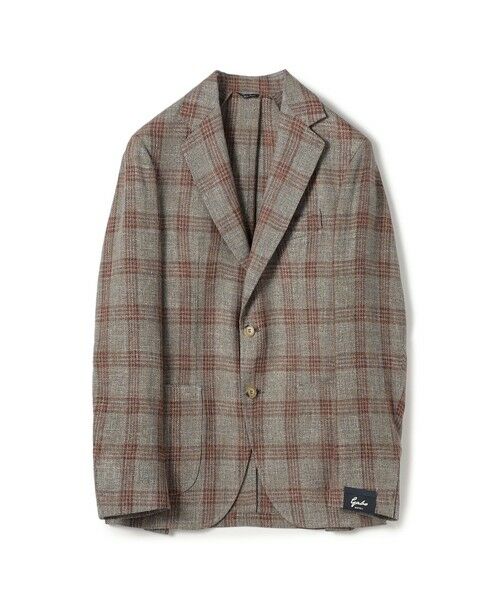 TOMORROWLAND / トゥモローランド テーラードジャケット | GABO ウールリネン シングルブレステッド2Bジャケット(16 グレー系)