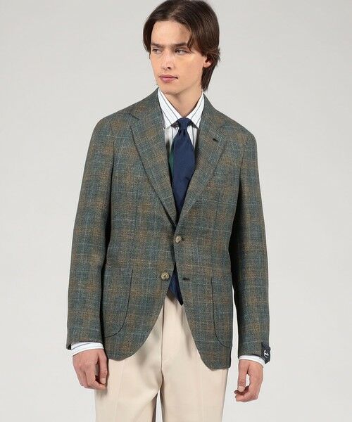 TOMORROWLAND / トゥモローランド テーラードジャケット | GABO ウールリネン シングルブレステッド2Bジャケット | 詳細1