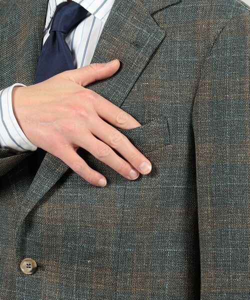 TOMORROWLAND / トゥモローランド テーラードジャケット | GABO ウールリネン シングルブレステッド2Bジャケット | 詳細9