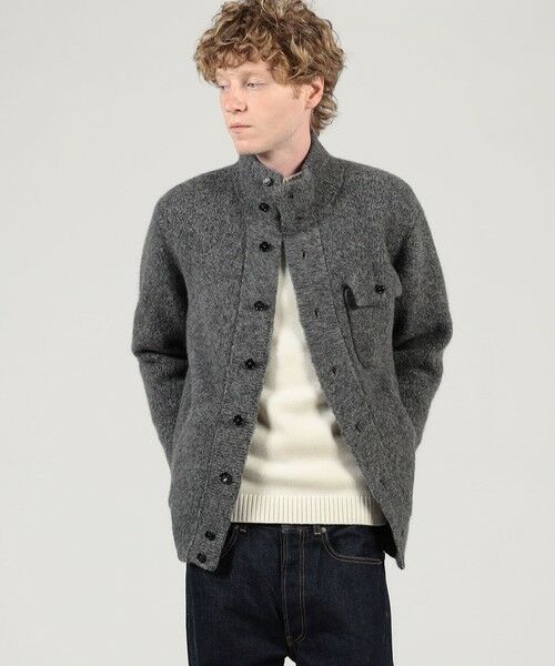 TOMORROWLAND / トゥモローランド ニット・セーター | ウールカシミヤシルク スタンドカラーニットブルゾン | 詳細1