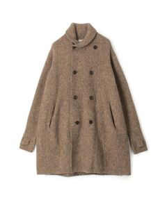 TOMORROWLAND / トゥモローランド ニット・セーター | ウールカシミヤシルク ダブルブレステッド ニットコート