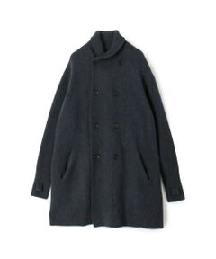 TOMORROWLAND / トゥモローランド ニット・セーター | ウールカシミヤシルク ダブルブレステッド ニットコート