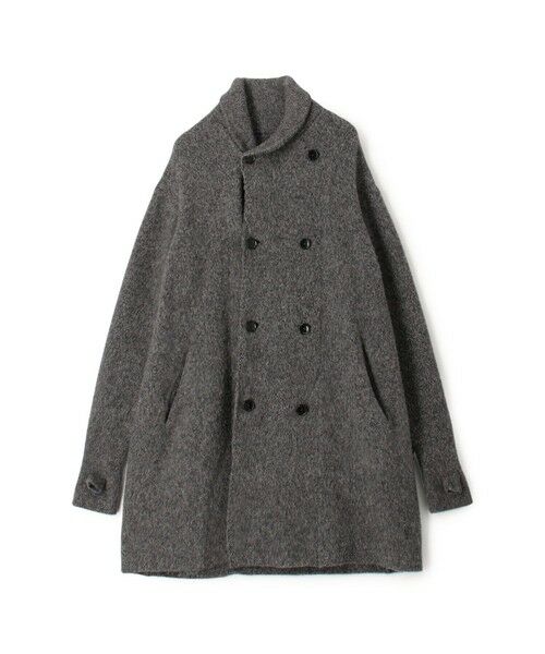 TOMORROWLAND / トゥモローランド ニット・セーター | ウールカシミヤシルク ダブルブレステッド ニットコート(16 グレー)