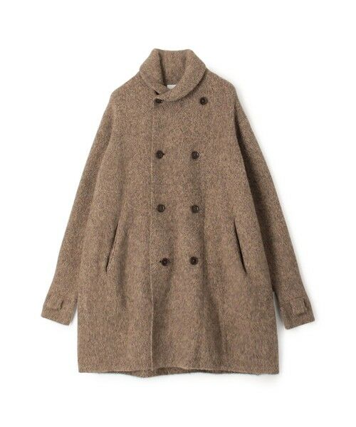 TOMORROWLAND / トゥモローランド ニット・セーター | ウールカシミヤシルク ダブルブレステッド ニットコート(46 ブラウン)