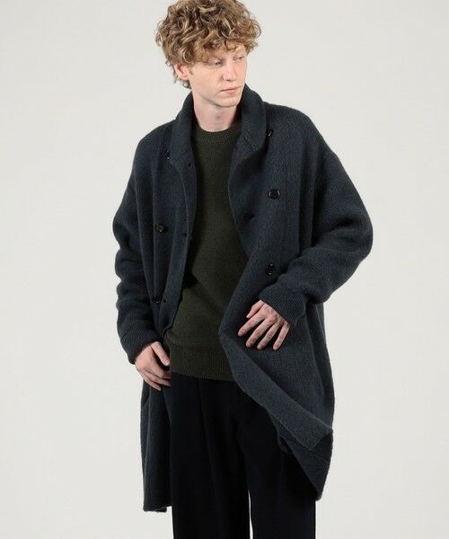 TOMORROWLAND / トゥモローランド ニット・セーター | ウールカシミヤシルク ダブルブレステッド ニットコート | 詳細1