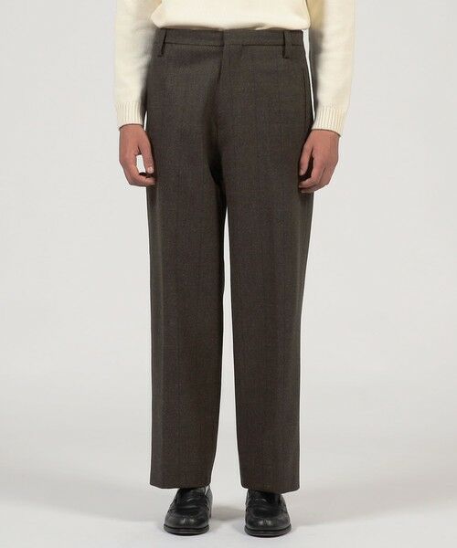 TOMORROWLAND / トゥモローランド その他パンツ | ウールメルトンストライプ ワイドパンツ | 詳細3