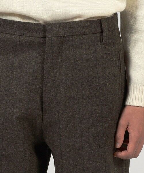 TOMORROWLAND / トゥモローランド その他パンツ | ウールメルトンストライプ ワイドパンツ | 詳細6