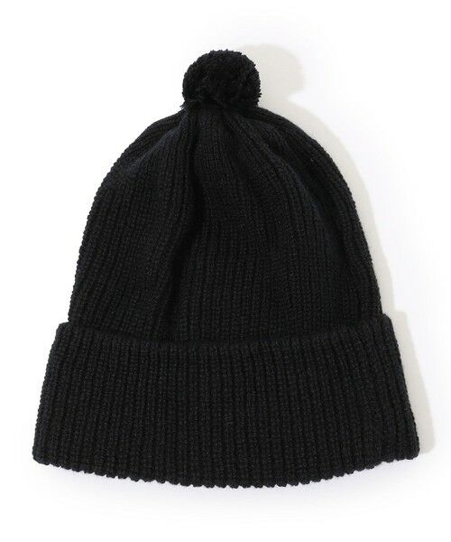 TOMORROWLAND / トゥモローランド ニットキャップ | HIGHLAND2000 HC BOB CAP WITH POMPOM カシミヤニットキャップ(19 ブラック)