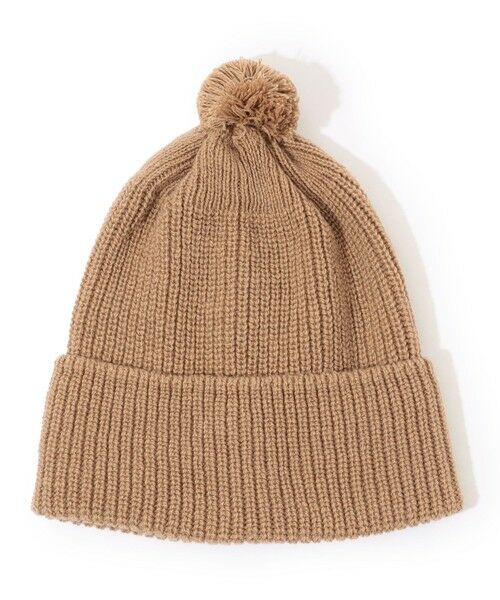 TOMORROWLAND / トゥモローランド ニットキャップ | HIGHLAND2000 HC BOB CAP WITH POMPOM カシミヤニットキャップ(45 キャメル)