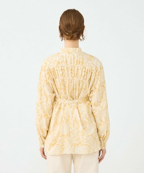 TOMORROWLAND / トゥモローランド シャツ・ブラウス | コットンローンプリント シャーリングチュニックブラウス | 詳細4