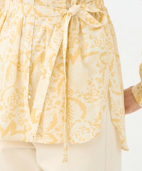 TOMORROWLAND / トゥモローランド シャツ・ブラウス | コットンローンプリント シャーリングチュニックブラウス | 詳細7