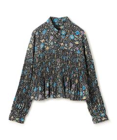 TOMORROWLAND / トゥモローランド シャツ・ブラウス | ポリエステルプリーツ レギュラーカラーブラウス