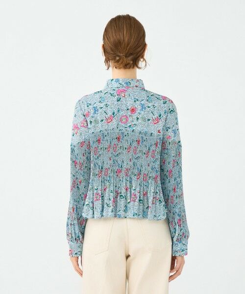 TOMORROWLAND / トゥモローランド シャツ・ブラウス | ポリエステルプリーツ レギュラーカラーブラウス | 詳細4