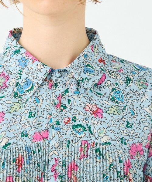 TOMORROWLAND / トゥモローランド シャツ・ブラウス | ポリエステルプリーツ レギュラーカラーブラウス | 詳細5