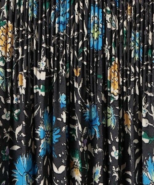 TOMORROWLAND / トゥモローランド ロング・マキシ丈ワンピース | ポリエステルプリーツ バンドカラーワンピース | 詳細7