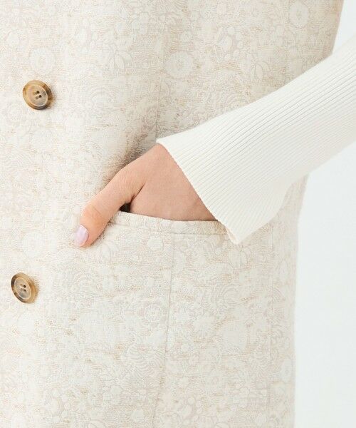 TOMORROWLAND / トゥモローランド ベスト | ボタニカルジャカード ダブルブレストジレ | 詳細7